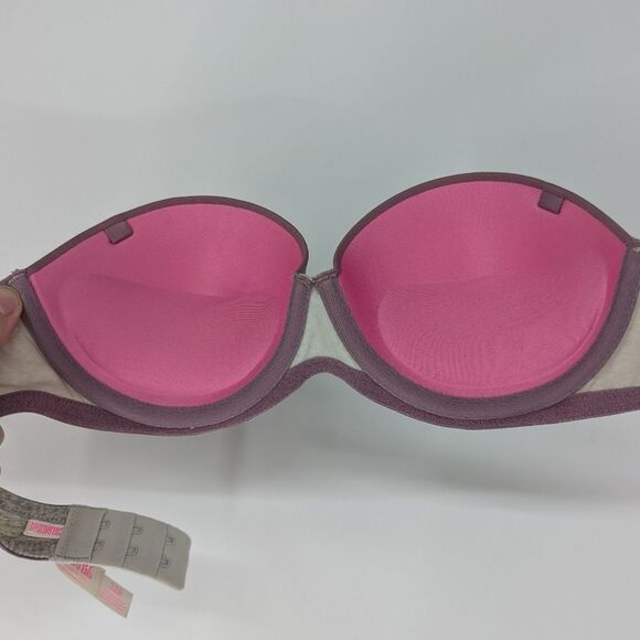 PINK Victoria's Secret Wear Everywhere Multi Way Strapless Push-Up Bra 32B - Picture 8 of 8